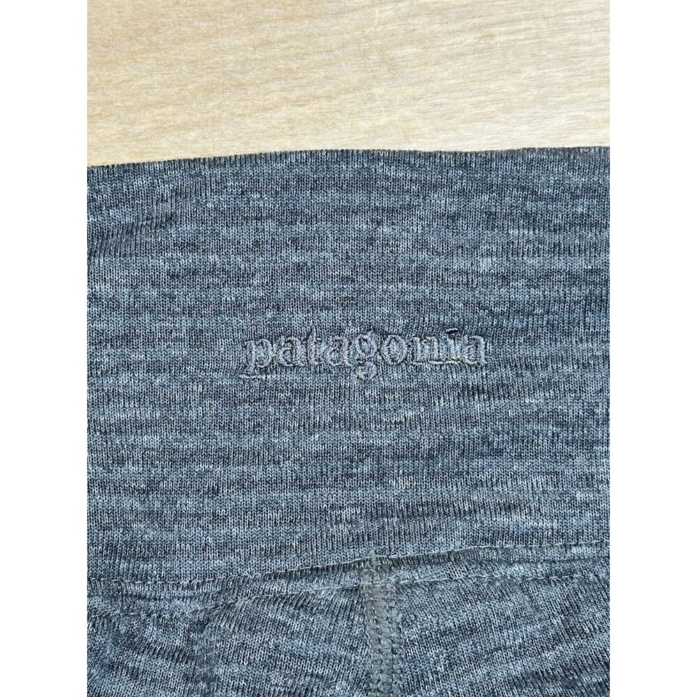 Patagonia Leggings Womens Medium Capilene Baselayer Gray Polartec Power Dry - Picture 9 of 11